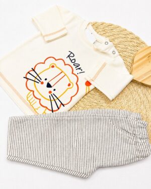 Conjunto Bebê Leãozinho Roar Infantil