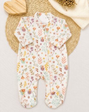 Macacão Longo Bebê Soft Com Zíper Infantil