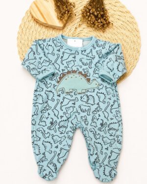 Macacão Longo Bebê Dino Baby Infantil