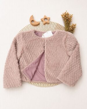 Casaco Infantil Pelúcia Texturizada
