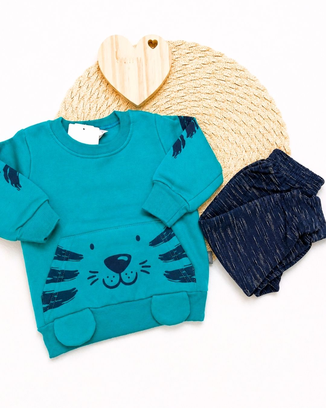 Conjunto Infantil Tigre Com Calça Jogger