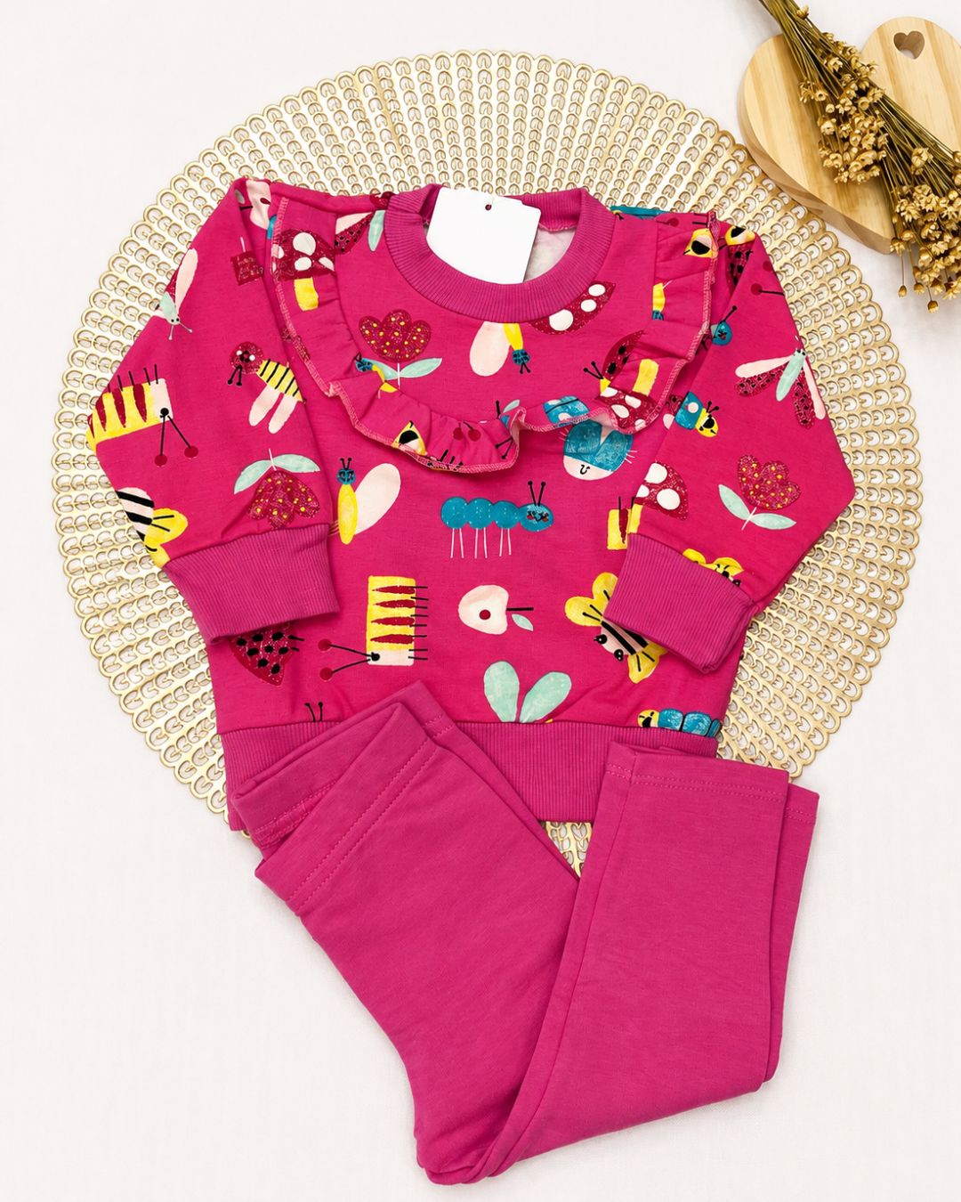 Conjunto Infantil Estampado Jardim Encantado