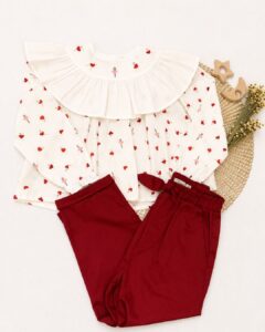 Conjunto Infantil Corações Bailarina