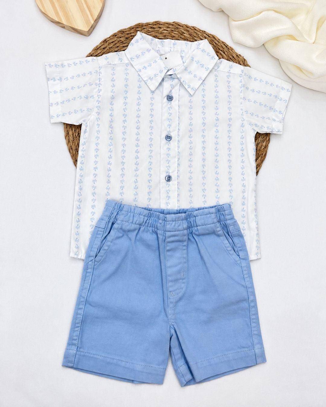 Conjunto Infantil Camisa Estampada
