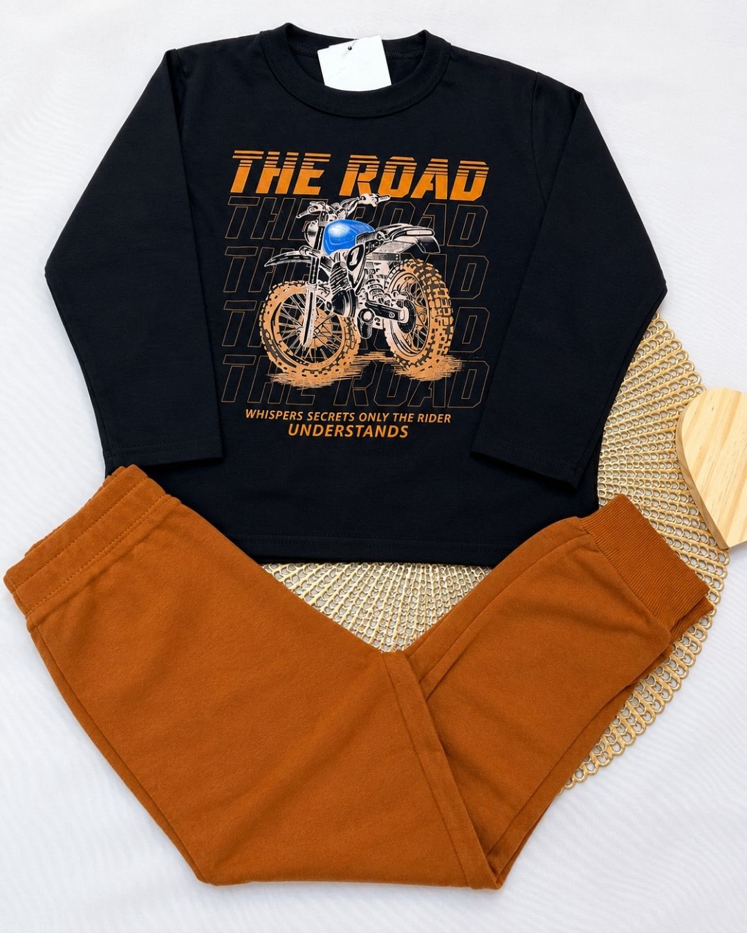 Conjunto Infantil Moto The Road Calça Jogger