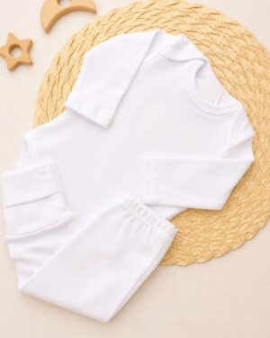 Conjunto Body Básico Bebê Manga Longa Infantil