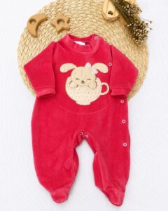 Macacão Plush Bebê Coelha Na Xicara