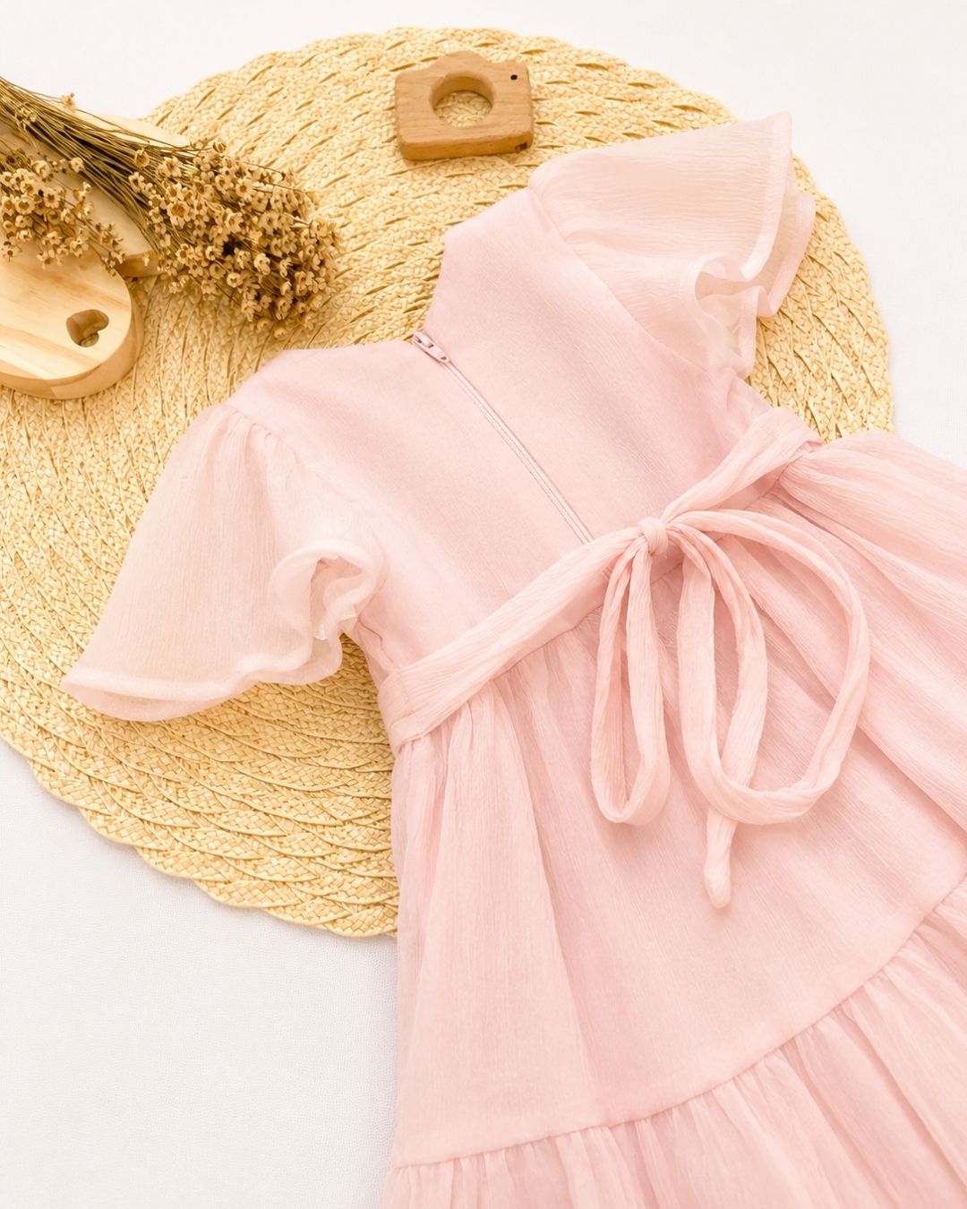 Vestido Infantil Tule Corações Com Paetês
