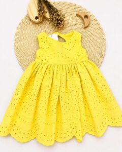 Vestido Infantil Laise Rodado Sem Mangas
